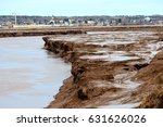 Petitcodiac River in Moncton, New Brunswick Canada (or informally known as Chocolate River) 