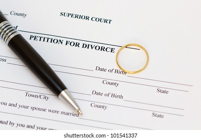 Petition For Divorce Paper