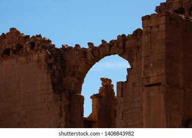 Petra, Jordan - January 9 2018: The Ruins Of The  Nabataean Kingdom.