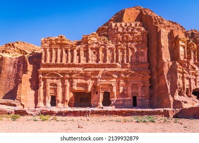 Petra,  Jordan - Monumental World Heritage Of Ancient Petra, Royal Tombs Carved Architecture, Wadi Musa.