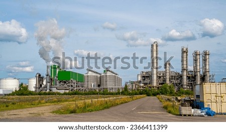 Petrochemical industry in Europoort near Rotterdam, Netherlands
