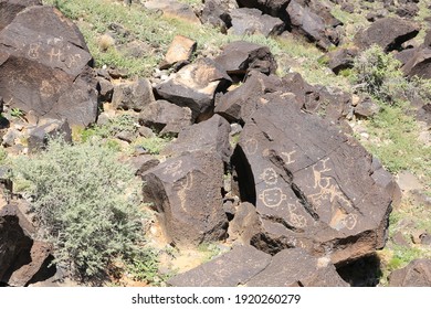 Petroglyph National Monument Near Albuquerque In New Mexico, USA