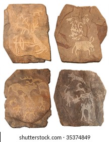 Petroglyphe. Bronze age