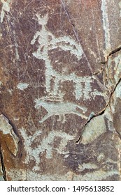 Petroglyphs (3-1st Millennium BC) In Adyr-Kan Area. 728th Km Of Chuya Tract, Altai Republic, Russia