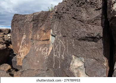 Petroglyphs, Boca Negra Petroglyph National Monument, Albuquerque, New Mexico