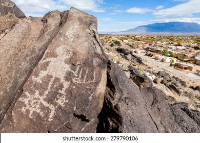 Petroglyphs, Boca Negra Petroglyph National Monument, Albuquerque, New Mexico