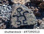 Petroglyphs on the Big Island of Hawaii