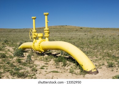 A Petroleum Pipeline In The Texas Panhandle