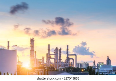 Petroleum Plant And Oil Refinery