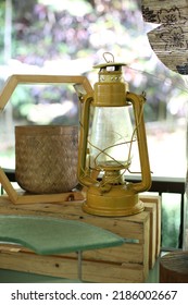 Petromax Is A Type Of Lighting Device That Uses Pressurized Kerosene Fuel, And Is Assisted By Spirit To Light It. Kept On The Table During The Day