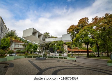 Petropolis, Brazil - Nov 9, 2017: 14 Bis Square Monument To The First Airplane Of Santos Dumont - Petropolis, Rio De Janeiro, Brasil