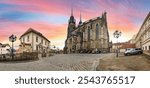 Petrov, Cathedral of St. Peter and Paul. City of Brno - Czech Republic - Europe.