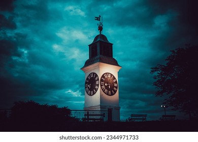 Petrovaradin Fortress in Novi Sad, Serbia. Cloudy weather - Powered by Shutterstock