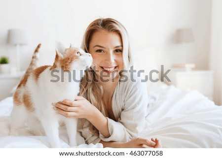 Similar – Image, Stock Photo Relax cat with home