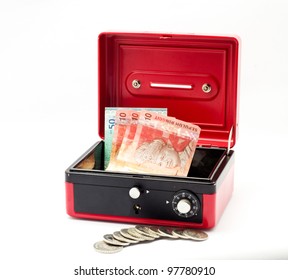 Petty Cash Box With Money