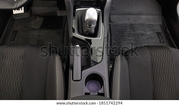 Peugeot 308 2015 2016\
 interior exterior in orebro\
Sweden on 22/01/2019,\
Car vehicle  automobile automotive transport\
 transportation cockpit details inside  panel  interior  cockpit \
\
