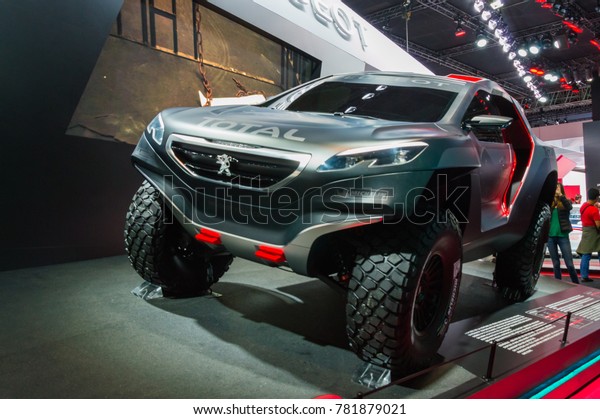 Peugeot at Paris Auto Motor Show. Paris, France -\
October 5, 2014