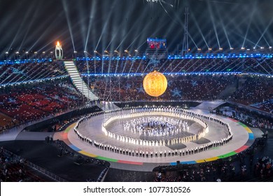 Peyongchang, South Korea - 2018 March 9th - Opening Ceremony Of The Winter Paralympic Games