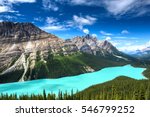 Peyto Lake of Banff National Park in Canada