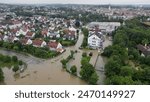 Pfaffenhofen Ilm as one of the city which was injured by the water flood in 2024