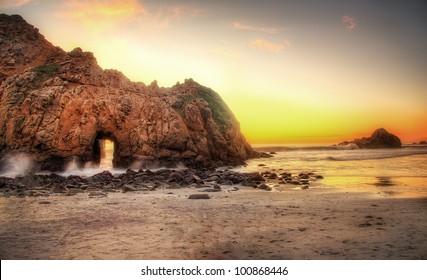 Pfeiffer Beach In Big Sur