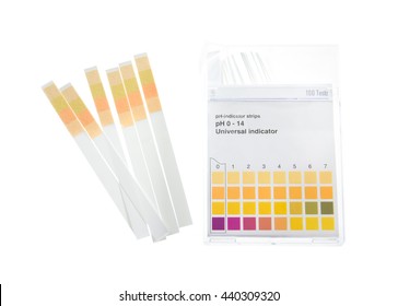 PH Paper Indicators And PH Values Test