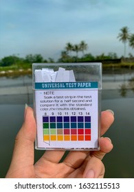 Ph Paper To Test The Level Of Acid In Aquculture Water