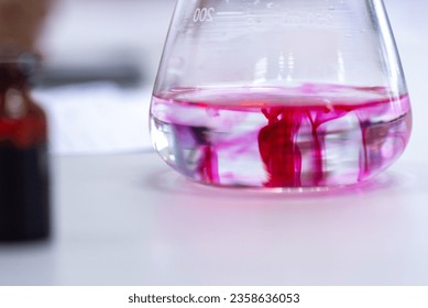 pH testing in food and Encapsulation Experiment example in the laboratory