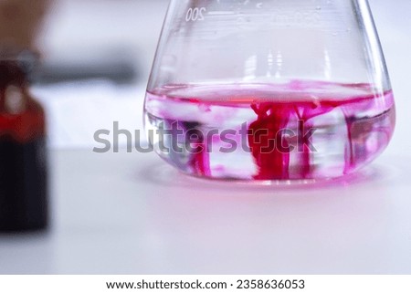 pH testing in food and Encapsulation Experiment example in the laboratory