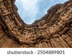 Pha Chor (Pha Cho) - beautiful cliff near Chiang Mai in North Thailand. View from bottom up. Mae Wang National Park.