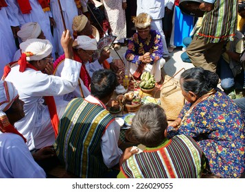 PHAN RANG, VIET NAM- OCT 22: Kate Festival, Charater Traditional Culture Of Cham Awal (Cham Balamon) People, Important Ceremony Of Cham Religion, Hold On Annual, Vietnam, Oct22, 2014