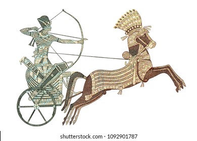 Pharaoh on war chariot Portrait from Egypt 20 Pounds 2001Banknotes. 