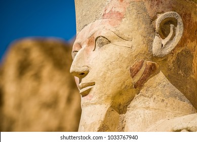 Pharaoh Sculptures Of Hatshepsut Temple