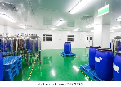 Pharmaceutical Factory Workshop Interior