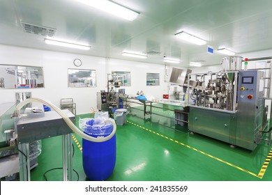 Pharmaceutical Factory Workshop Interior