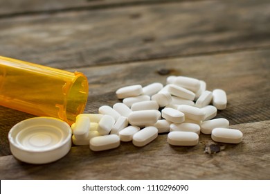  Pharmaceutical Opiod Pills Spilled Out 