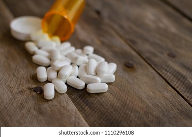  Pharmaceutical Opiod Pills Spilled Out 