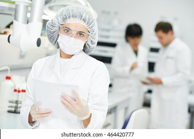 Pharmaceutical Staff Worker In Uniform