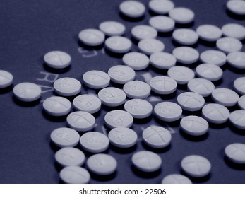 Pharmacy setting, pills