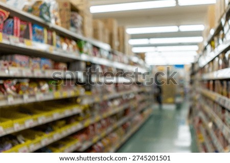 Pharmacy Shelf Background with Depth of Field Blur