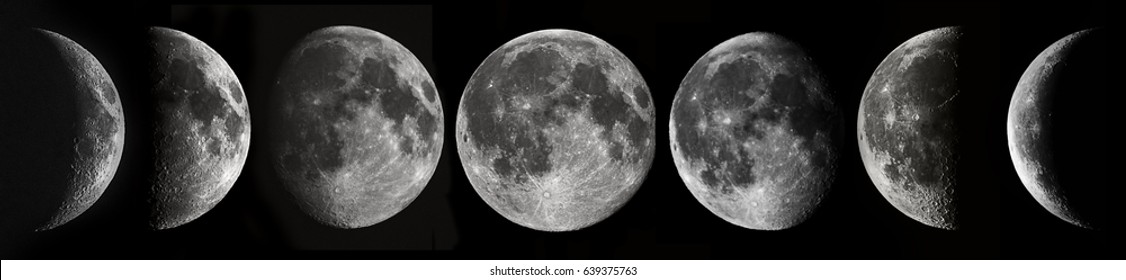 Phases of the Moon - Shutterstock ID 639375763