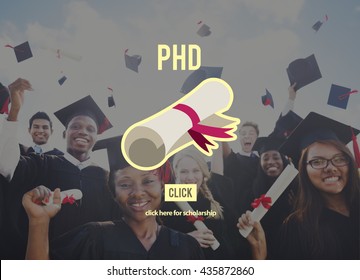 PhD Doctor Of Philosophy Degree Education Graduation Concept