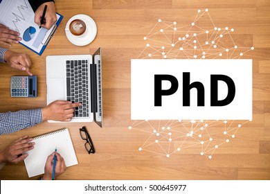 Phd Doctor Philosophy Degree Education Graduation Stock Photo 500645977 ...