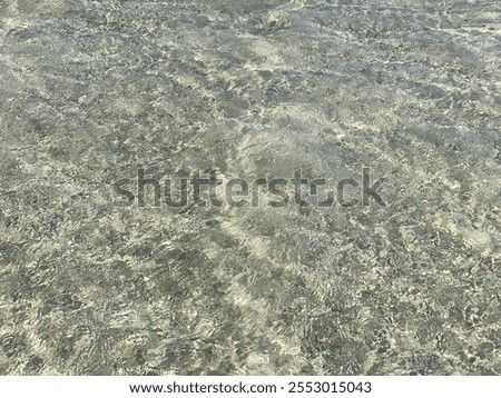 Phenomenal patterns on a crystal clear sea water of the Greek island of Crete