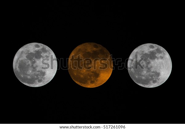 Phenomenon Super Moon, Super moon, full moon, Half\
Moon, moon, sky