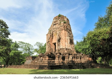 Phetchabun, thailand-septerber 22 Si Thep Historical Park is an archaeological site in Thailand's Phetchabun province. It covers the ancient city of Si Thep on september 22,2023