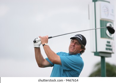 Phil Mickelson At World Golf Championship, Doral, Miami, Feb 2007, Florida