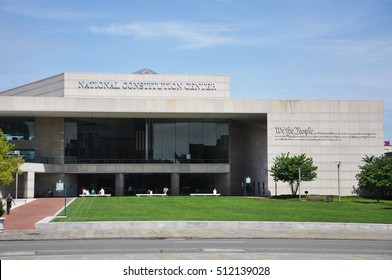 PHILADELPHIA - AUG 14, 2010: National Constitution Center In Philadelphia, Pennsylvania, USA.