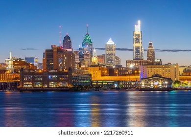 Philadelphia Downtown City Skyline, Cityscape Of  Pennsylvania USA