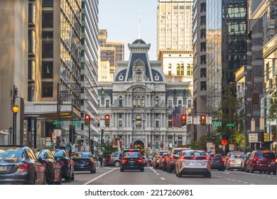 Philadelphia Downtown City Skyline, Cityscape Of  Pennsylvania USA